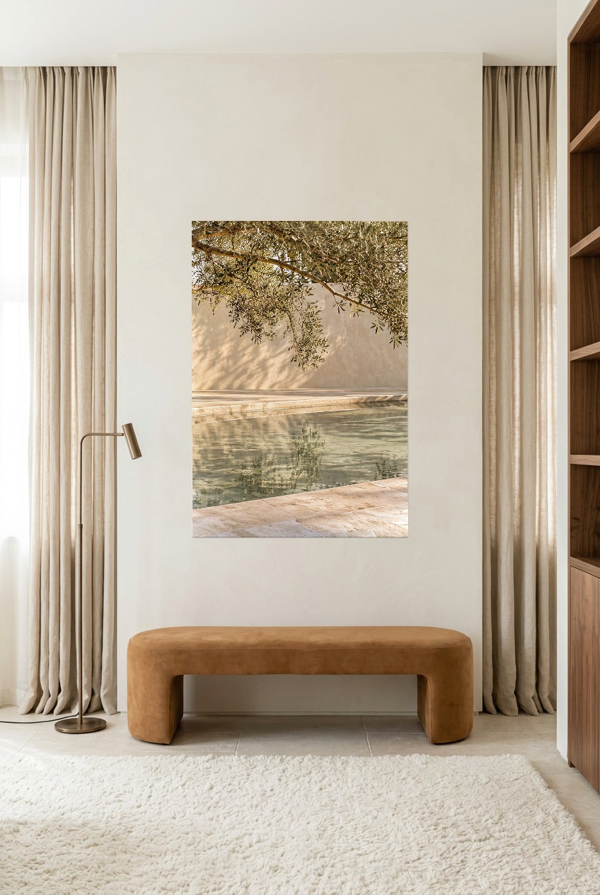 Le Reflet des Branches — affiche sans cadre dans un coin lecture