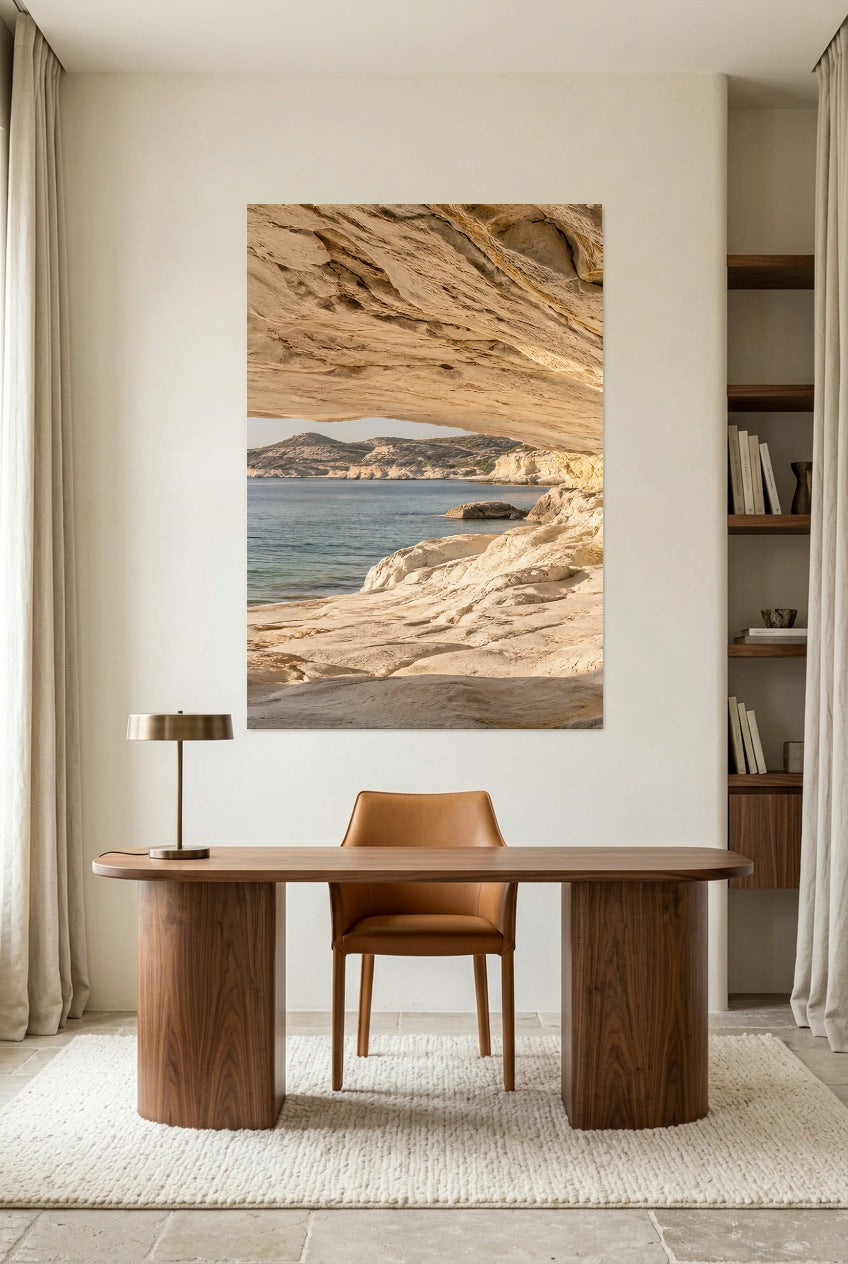 The Way Out to Sea — unframed poster in a home office