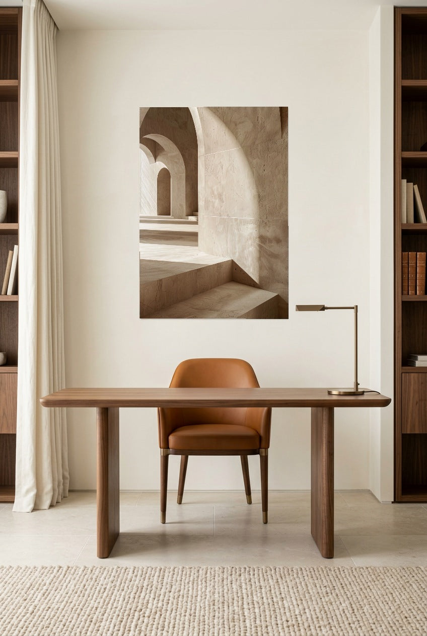Le Passage Voûté — poster sem moldura num escritório