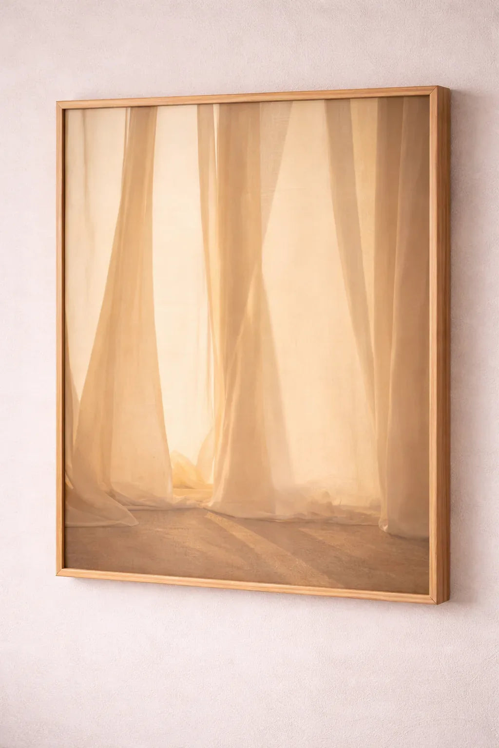 Voile de Lumière — Affiche murale minimaliste beige architecture — affiche murale minimaliste | Cassili-home