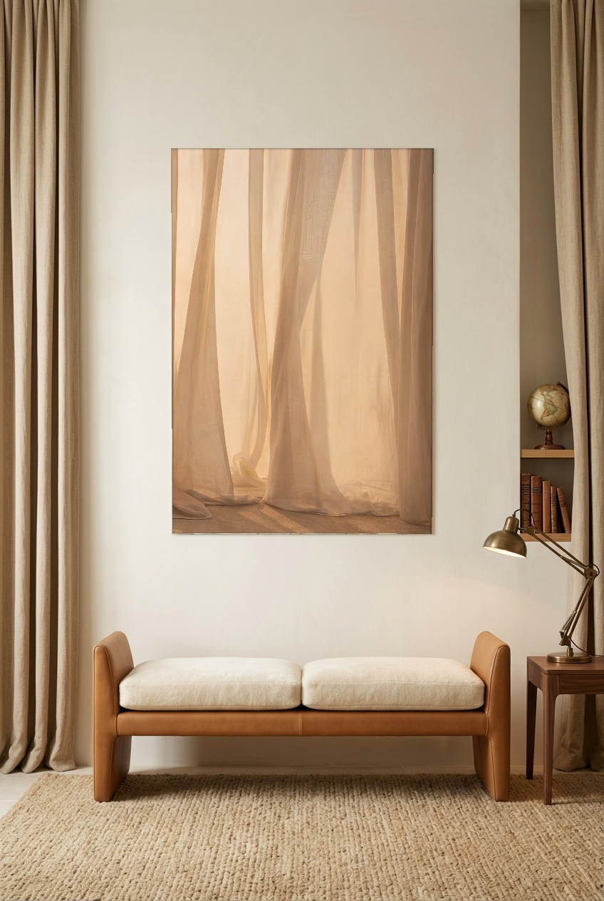 Voile de Lumière — poster zonder lijst in een leeskamer