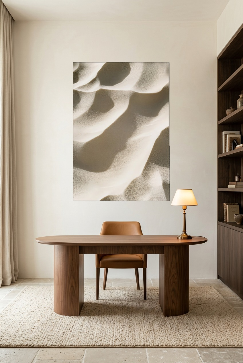 Les Vagues de Sable — Poster ohne Rahmen im Arbeitszimmer