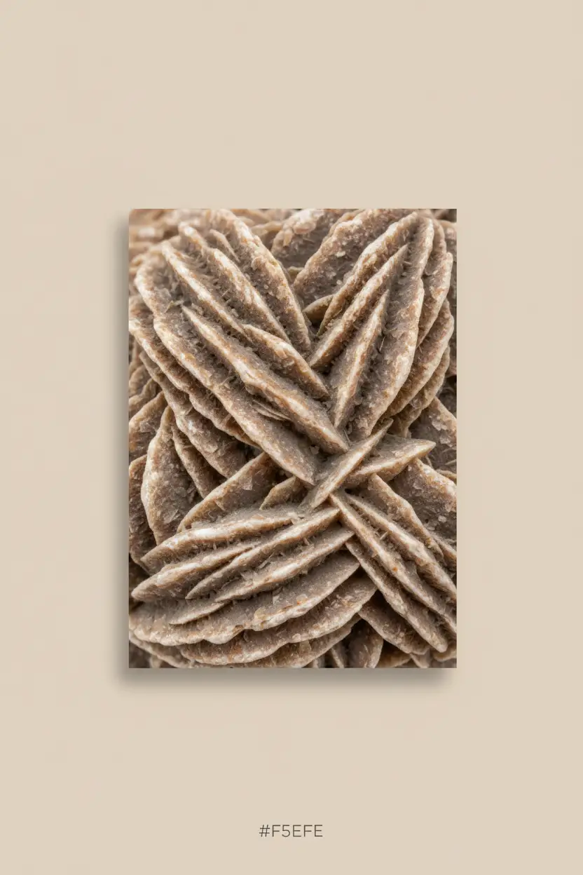 La Rose des Sables — Affiche murale minimaliste Beige Texture Minérale — affiche murale minimaliste | Cassili-home