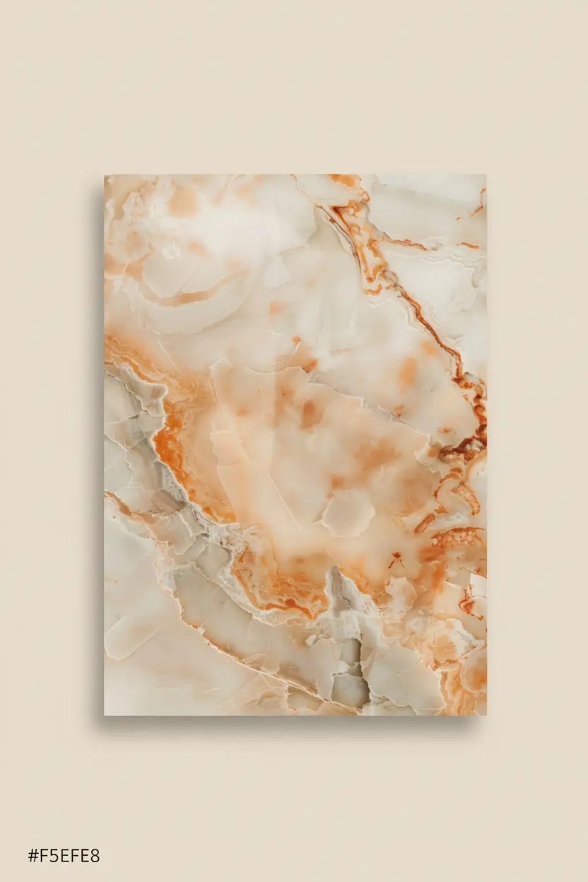 L’Onyx Nacré — Affiche Murale Minimaliste Ivoire Texture Minérale — affiche murale minimaliste | Cassili-home