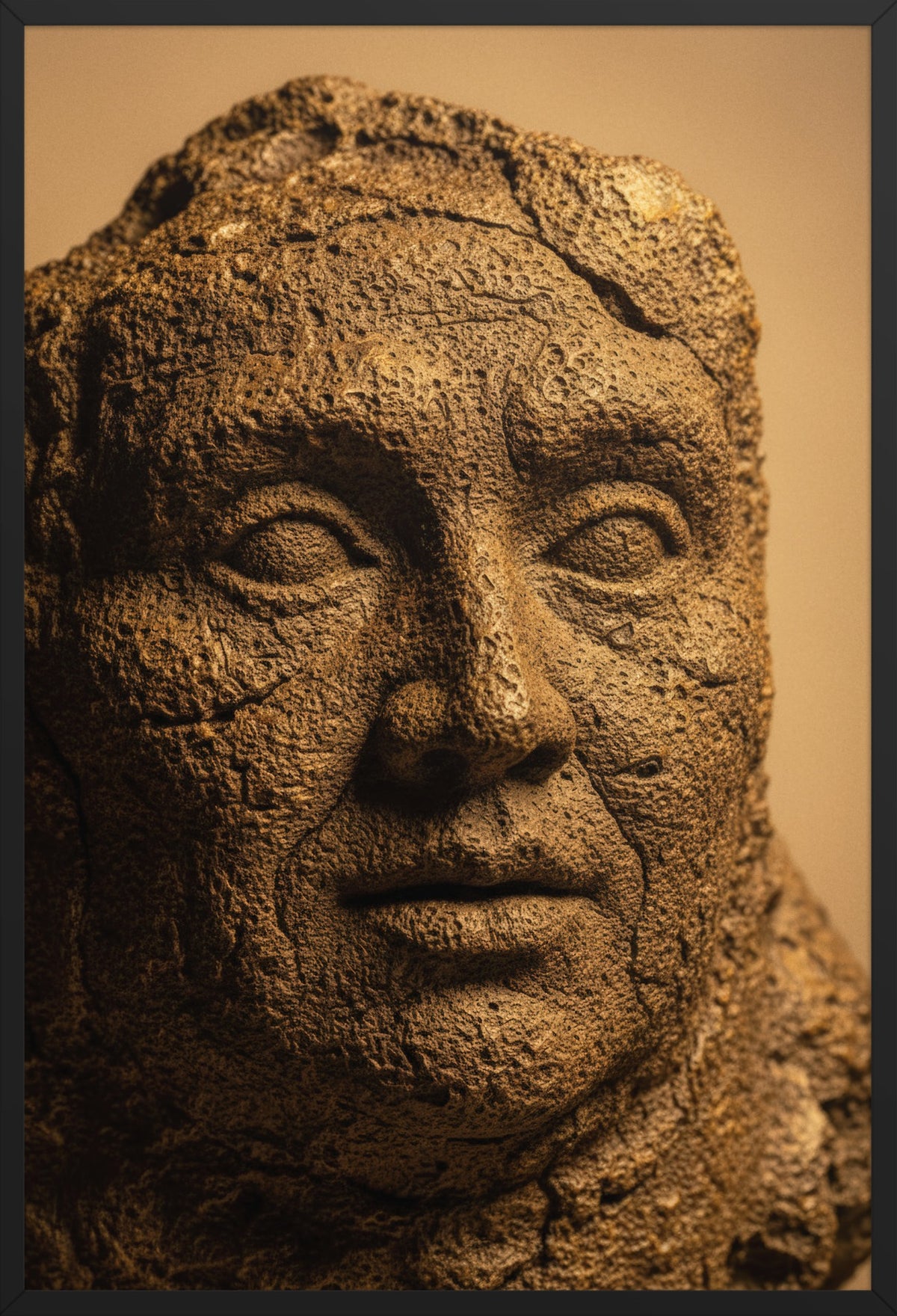 Stone Soul — poster in a black frame, front view
