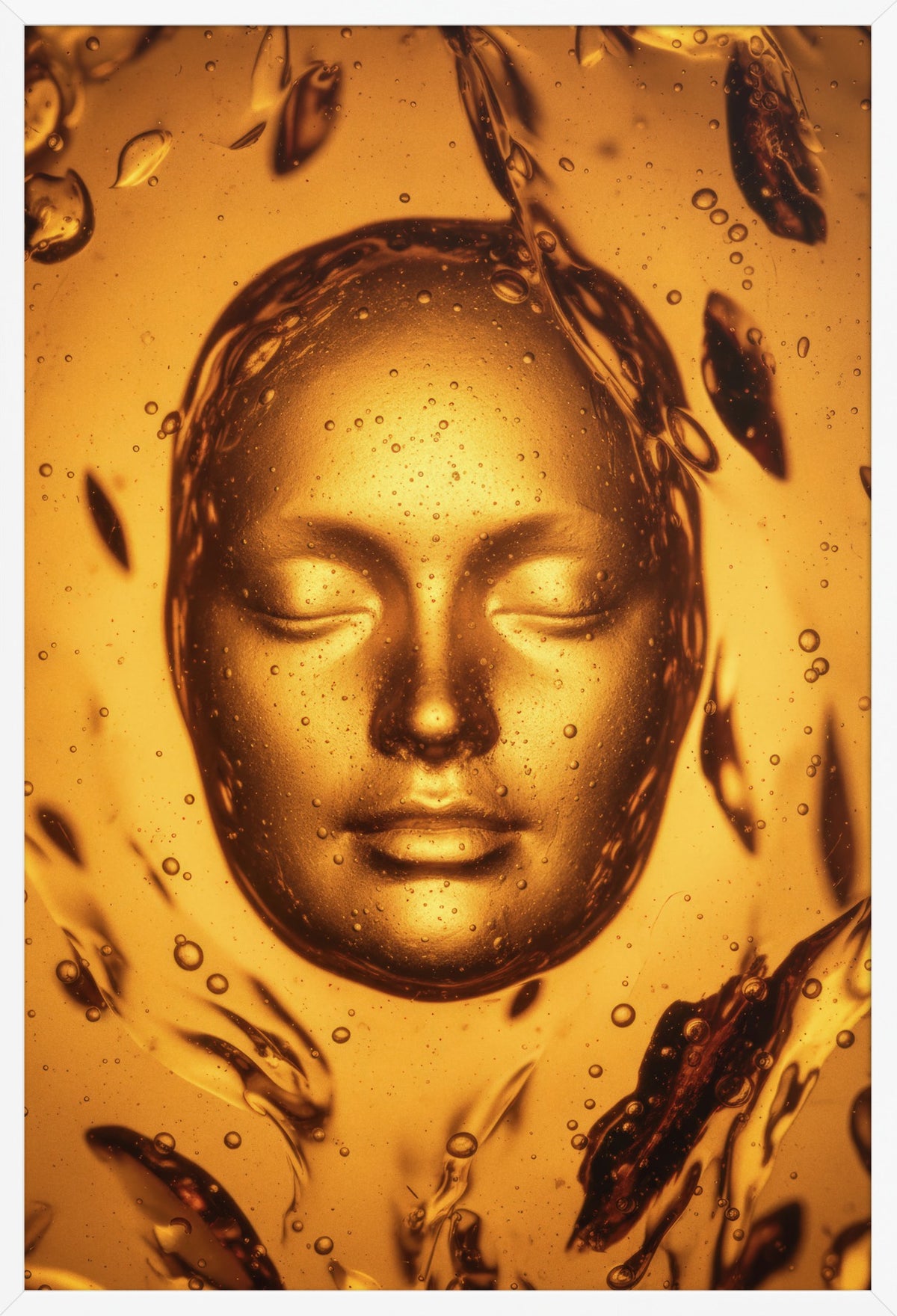 Gold Bath — poster in a white frame, front view