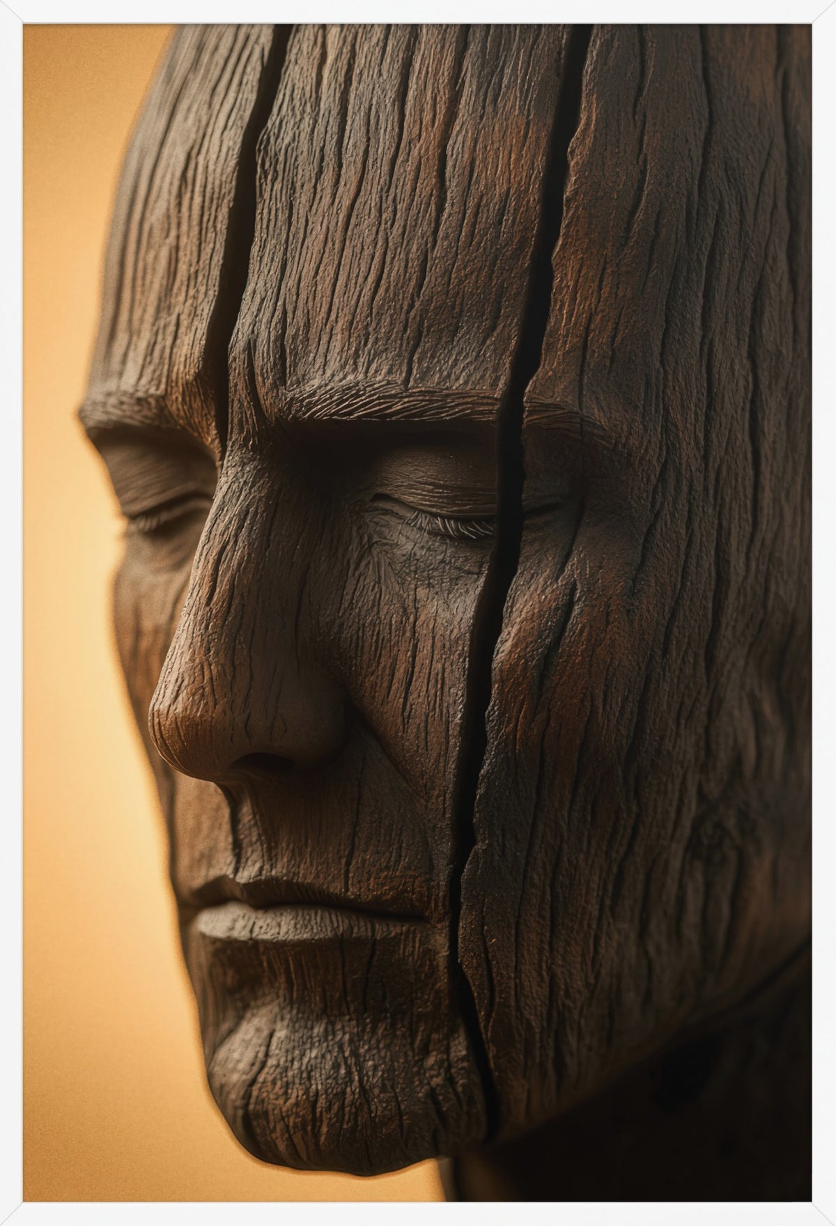 Sleeping Wood — poster in a white frame, front view