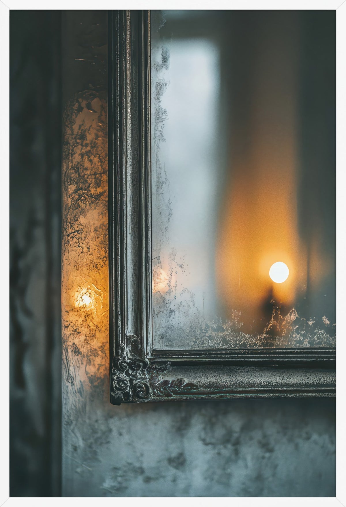 The Mirror Candle — poster in a white frame, front view