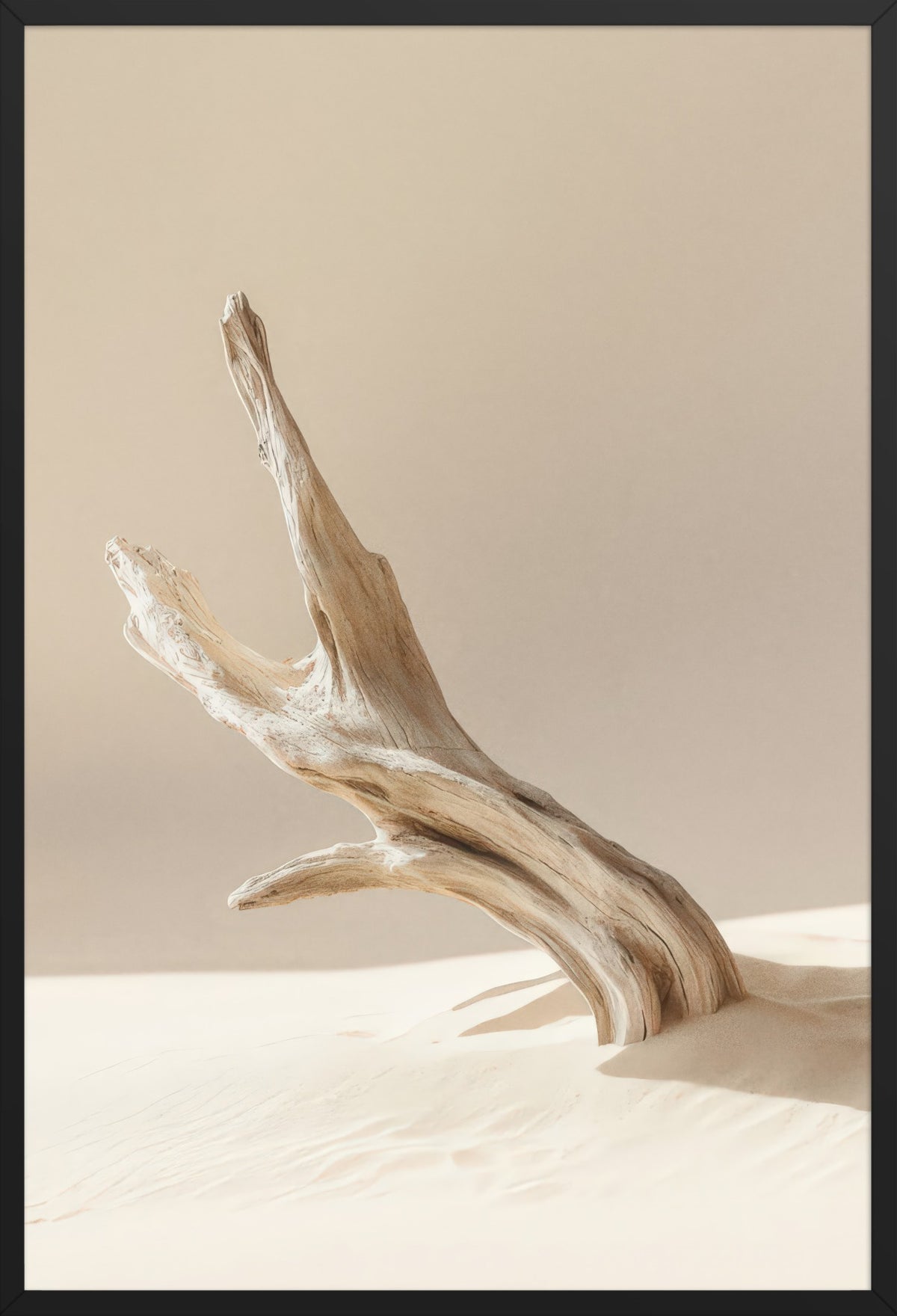 Standing Branch — poster in a black frame, front view