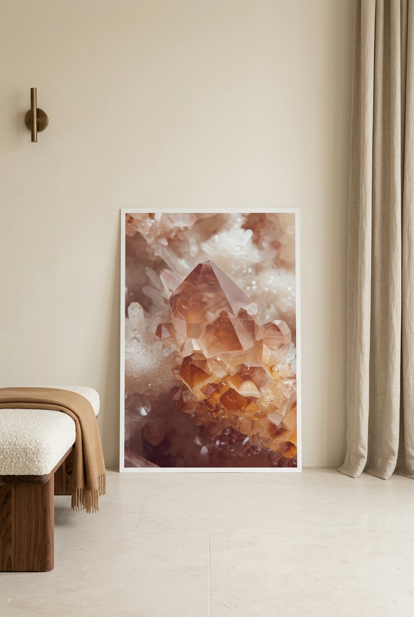 Citrine — poster leaning against a wall on the floor