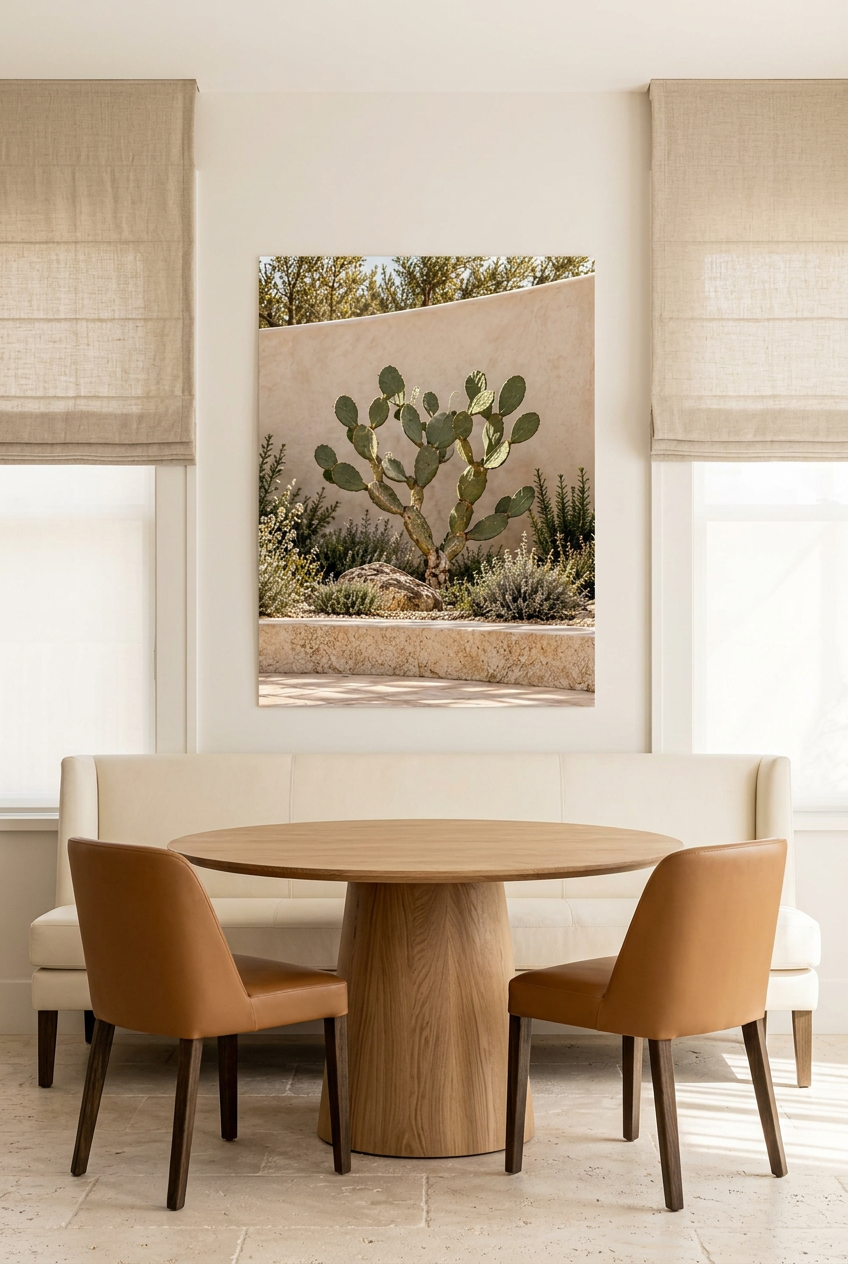 De Vijgcactus — poster zonder lijst in een eetkamer