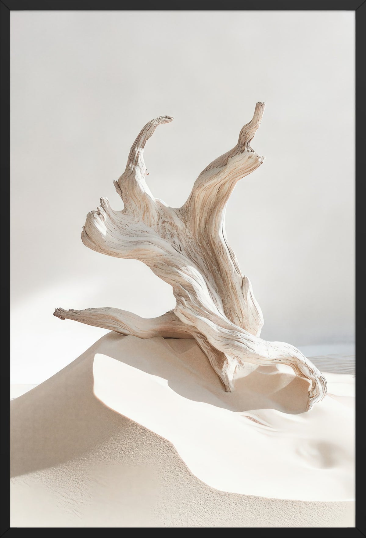 Shore Dance — poster in a black frame, front view
