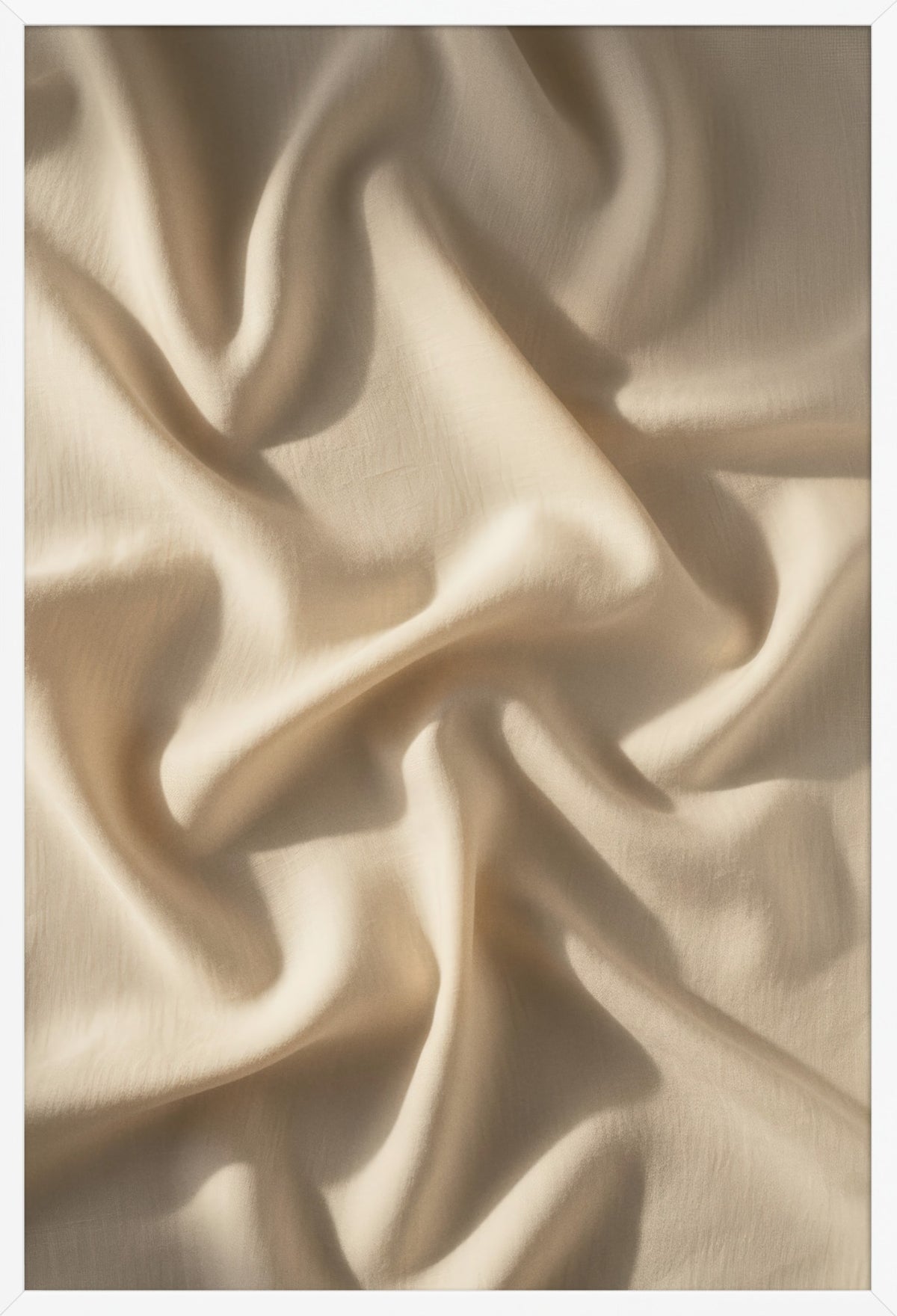 Silk Drape — poster in a white frame, front view