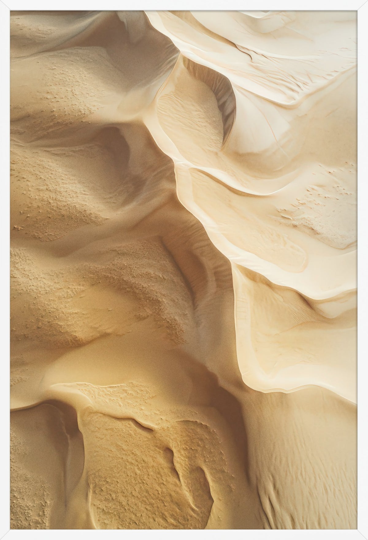 The Dunes of the Canyon — poster in a white frame, front view