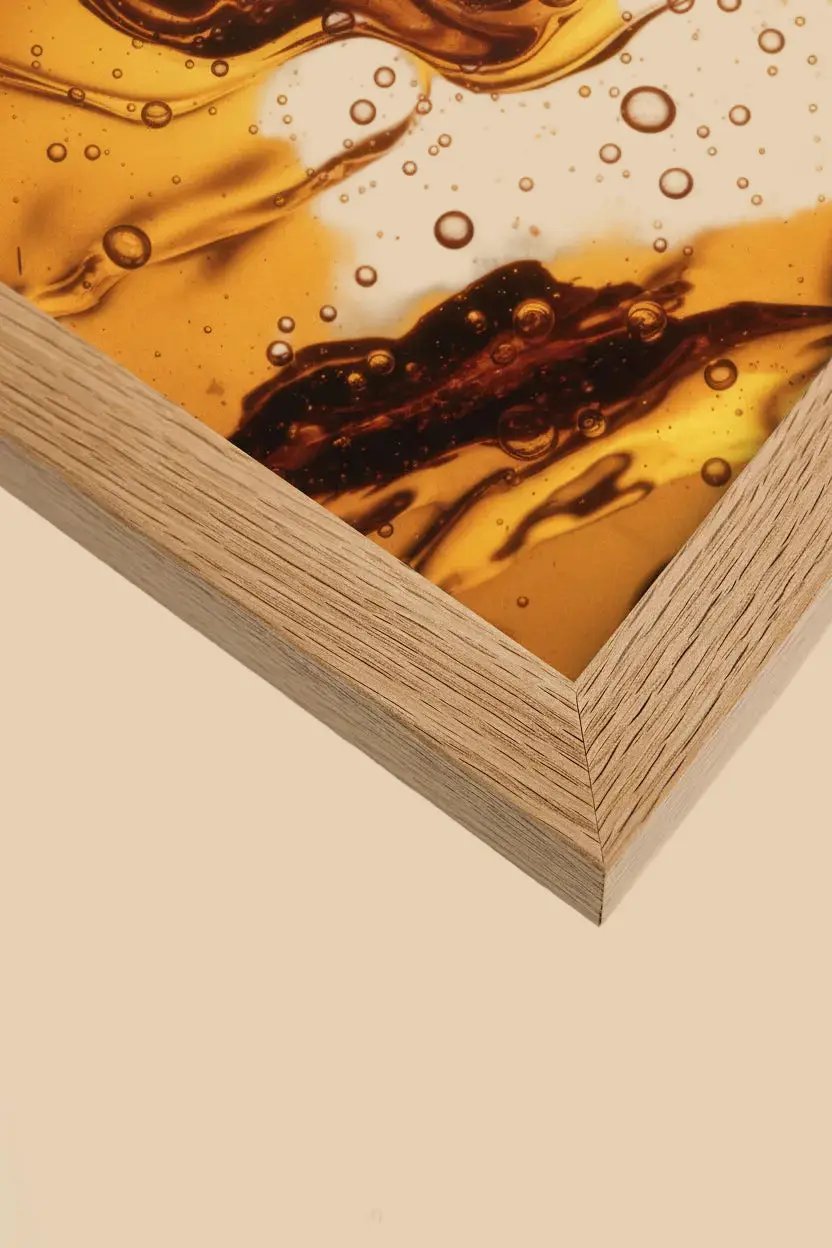 Bain d'Or — Encadrée — affiche murale minimaliste | Cassili-home