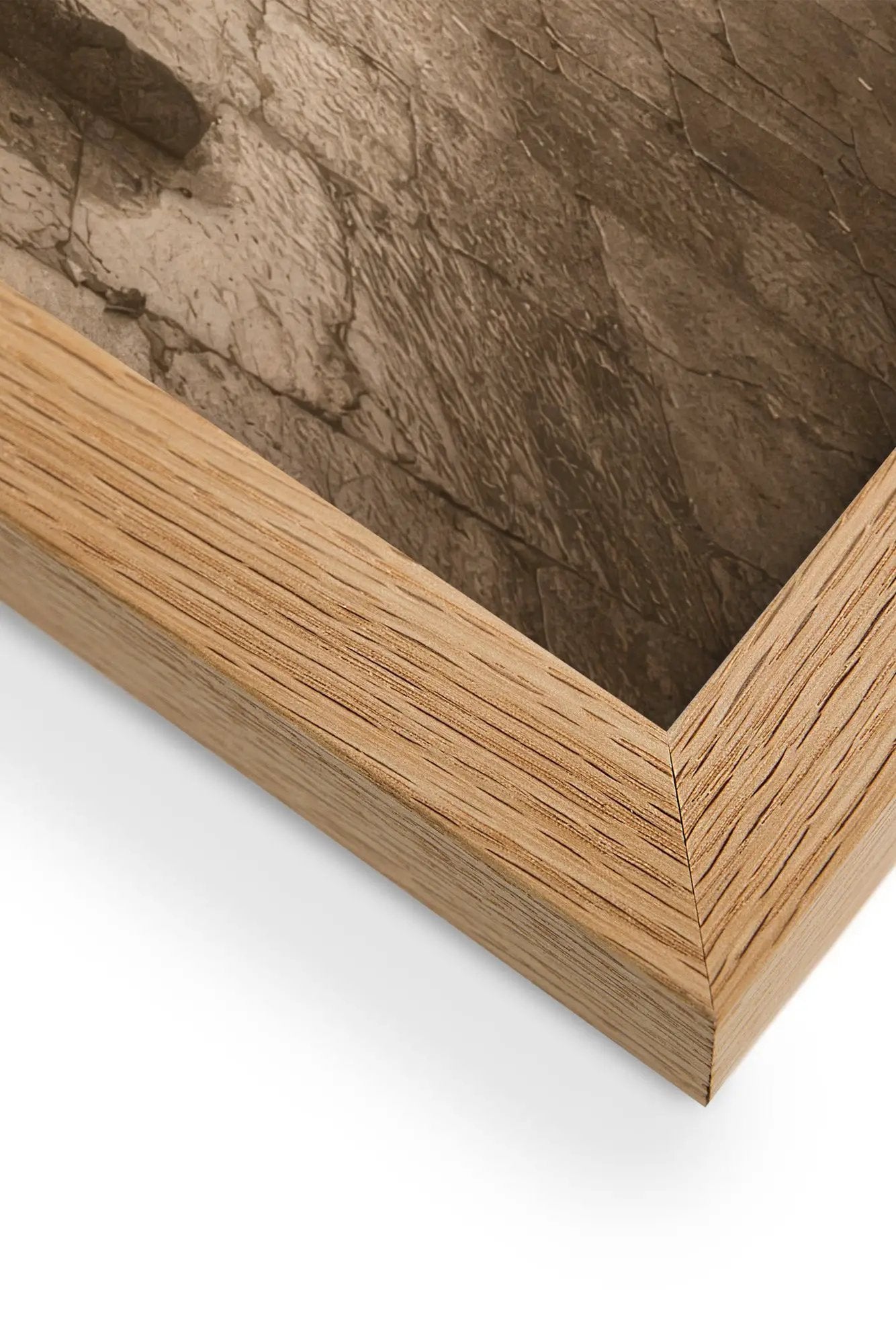 Cloître dans la Brume — Encadrée — affiche murale minimaliste | Cassili-home