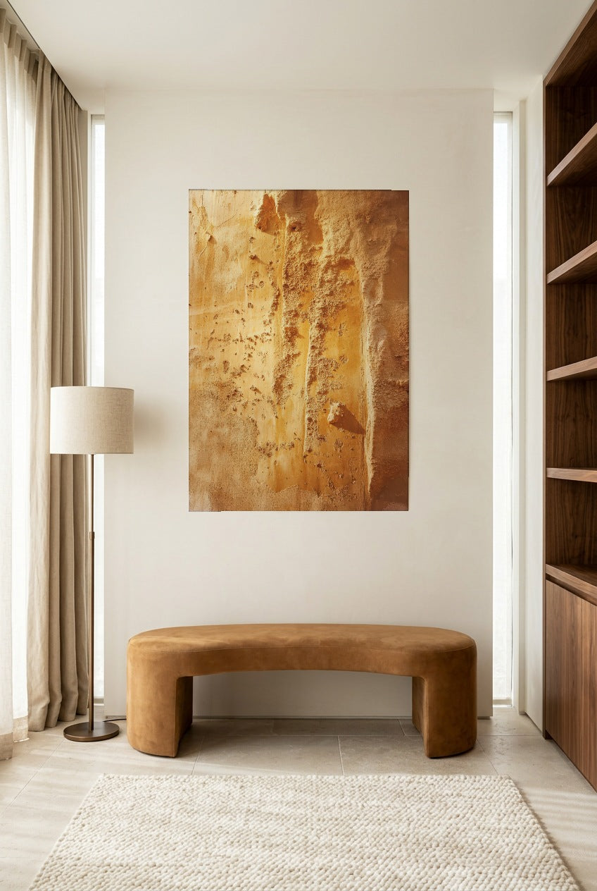 L’Ocre Vif — unframed poster in a reading room
