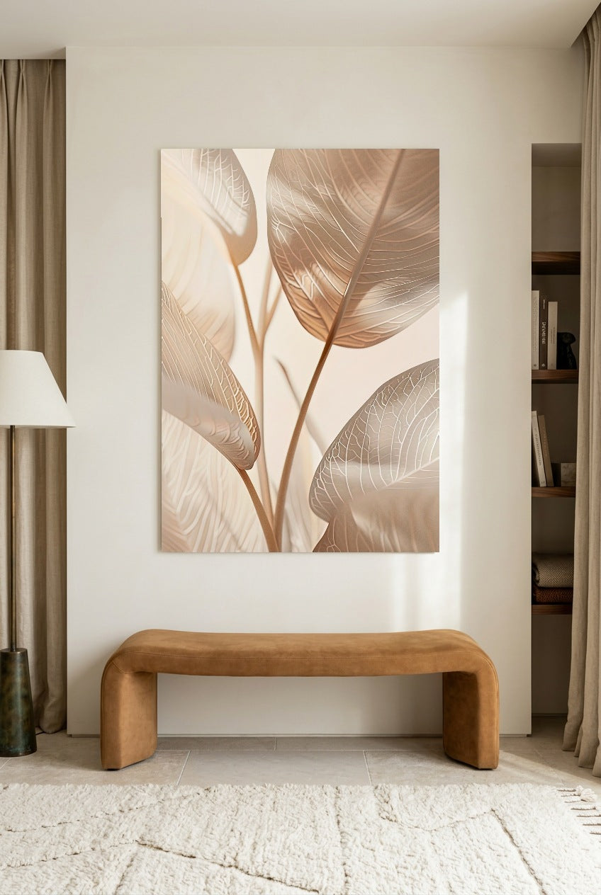 Les Feuilles d’Ivoire — poster zonder lijst in een leeskamer