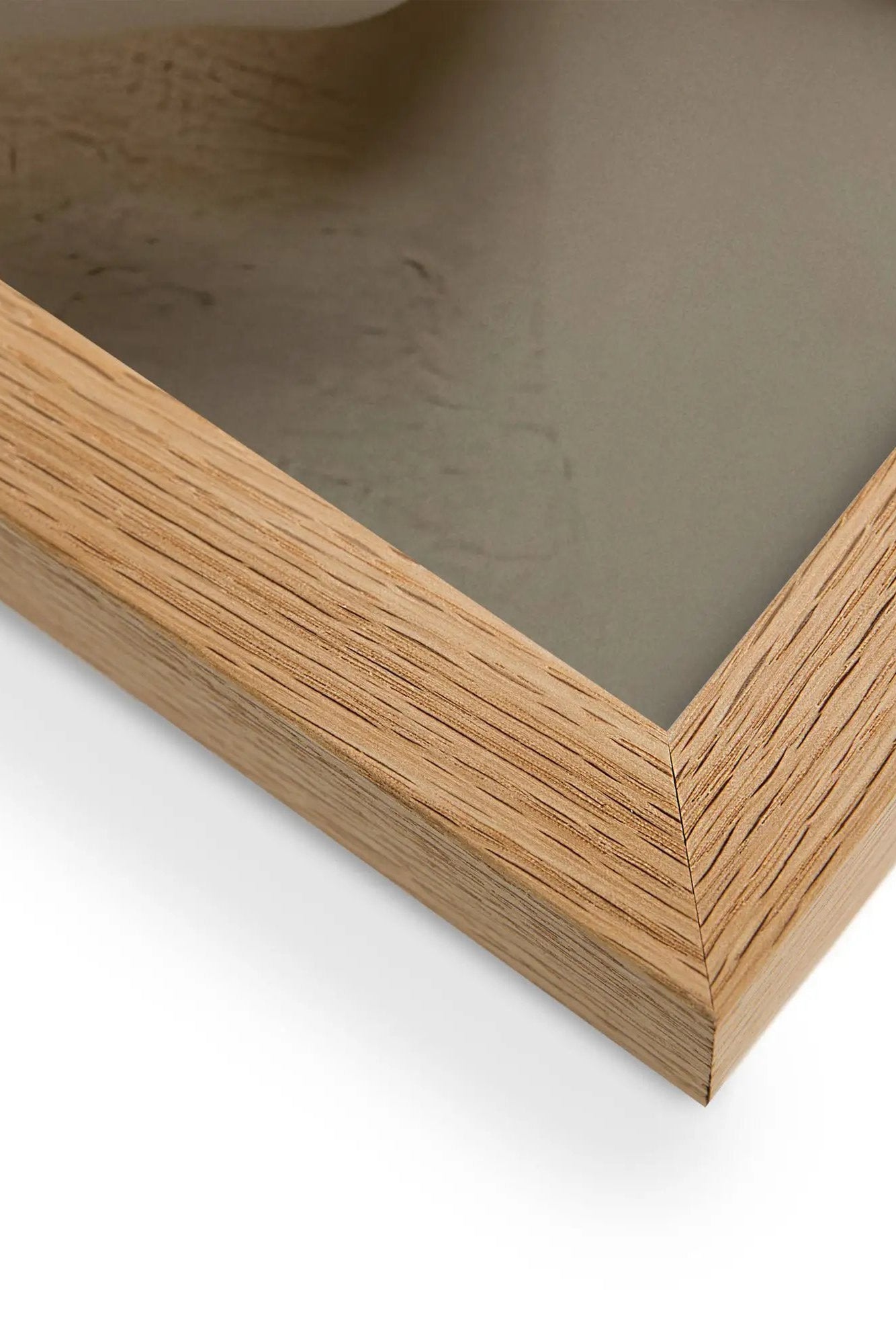 Poster en Papier Mat Encadré, affiche murale minimaliste avec cadre bois, décoration murale salon ou chambre, style méditerranéen