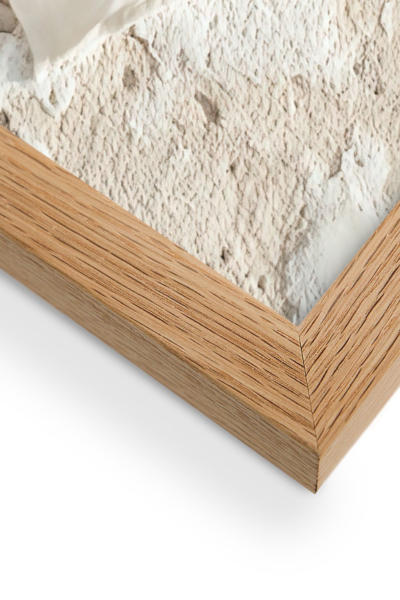 Solid oak frame detail of a wall art print — Cassili-home