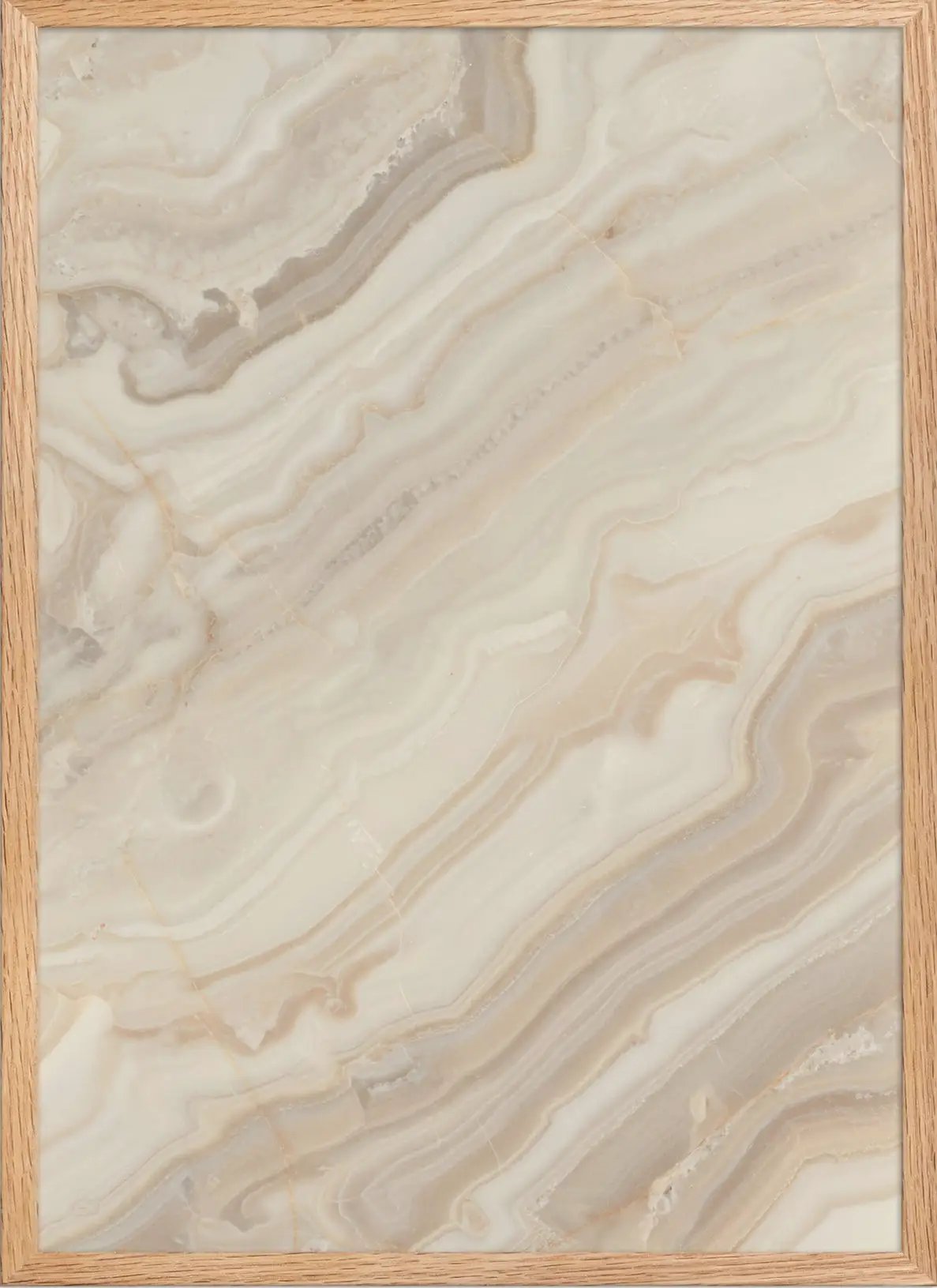 Onyx Nacré — Encadrée — affiche murale minimaliste | Cassili-home