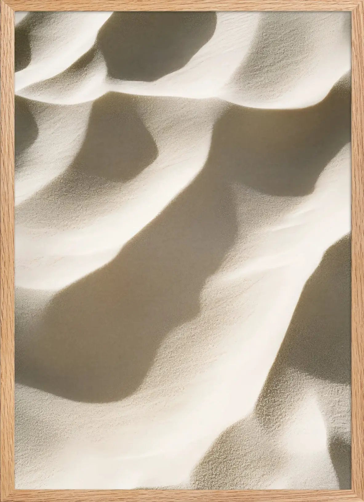 Les Vagues de Sable — Encadrée — affiche murale minimaliste | Cassili-home