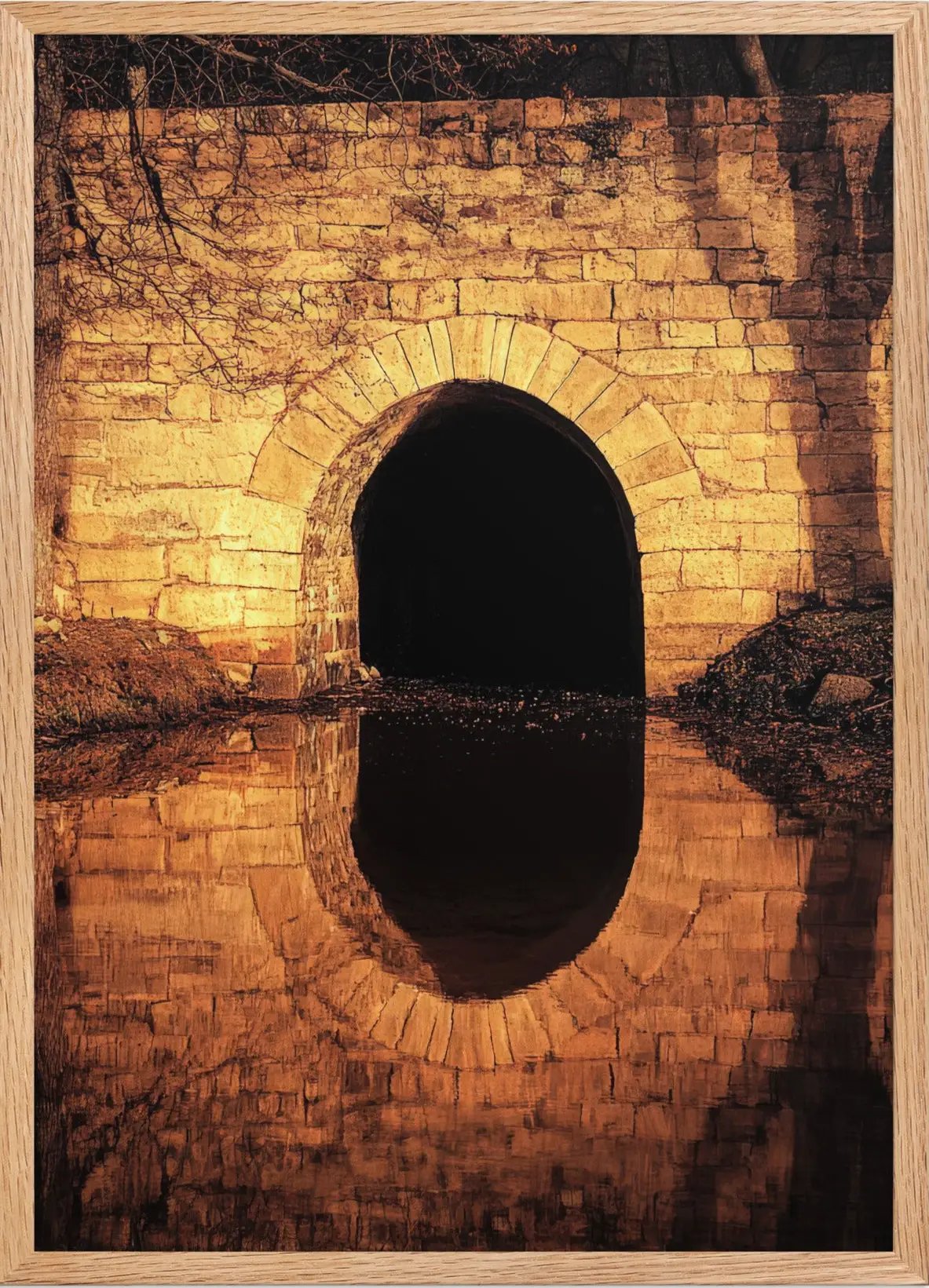 L’Arche d’Or — Encadrée — affiche murale minimaliste | Cassili-home