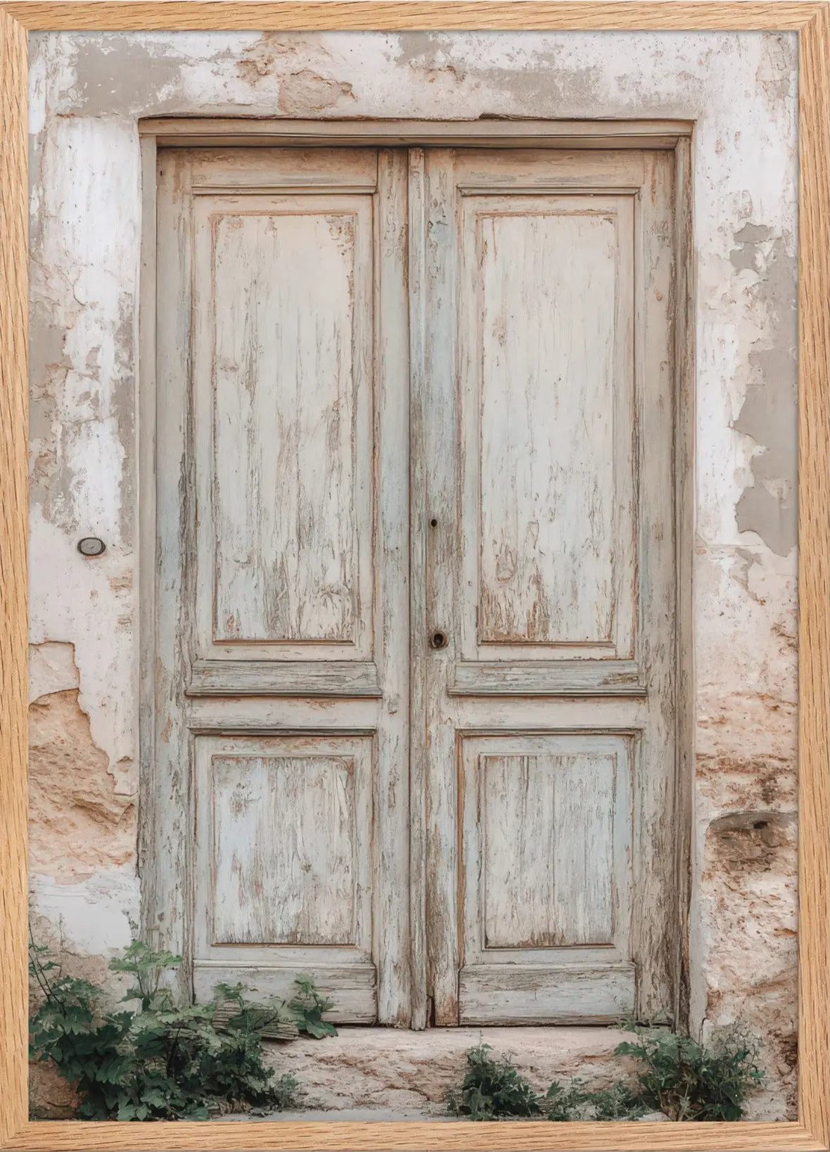 La Porte Oubliée — Encadrée — affiche murale minimaliste | Cassili-home