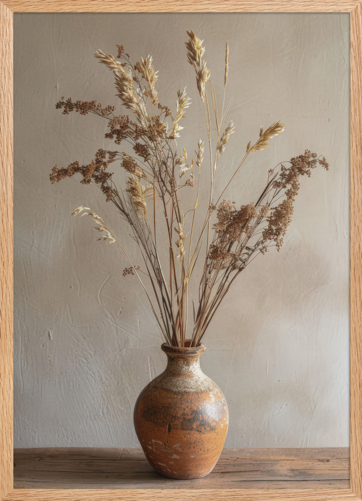 Épis & Poterie — Encadrée — affiche murale minimaliste | Cassili-home