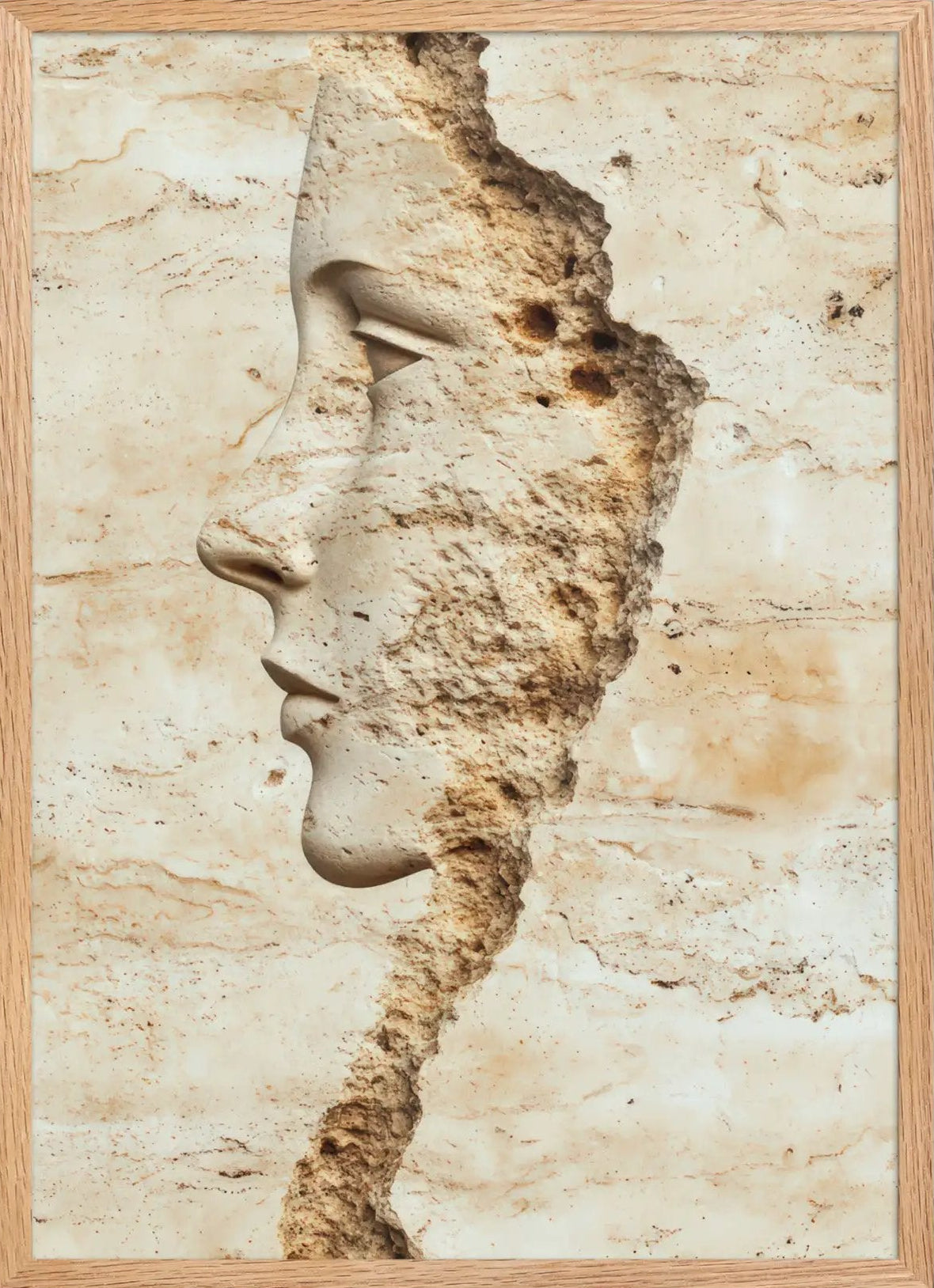 Poster en Papier Mat Encadré — affiche murale minimaliste | Cassili-home