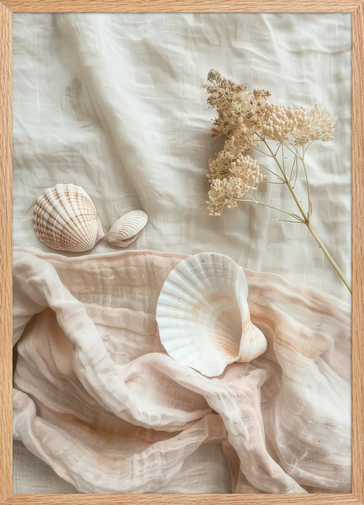 Poster en Papier Mat Encadré — affiche murale minimaliste | Cassili-home
