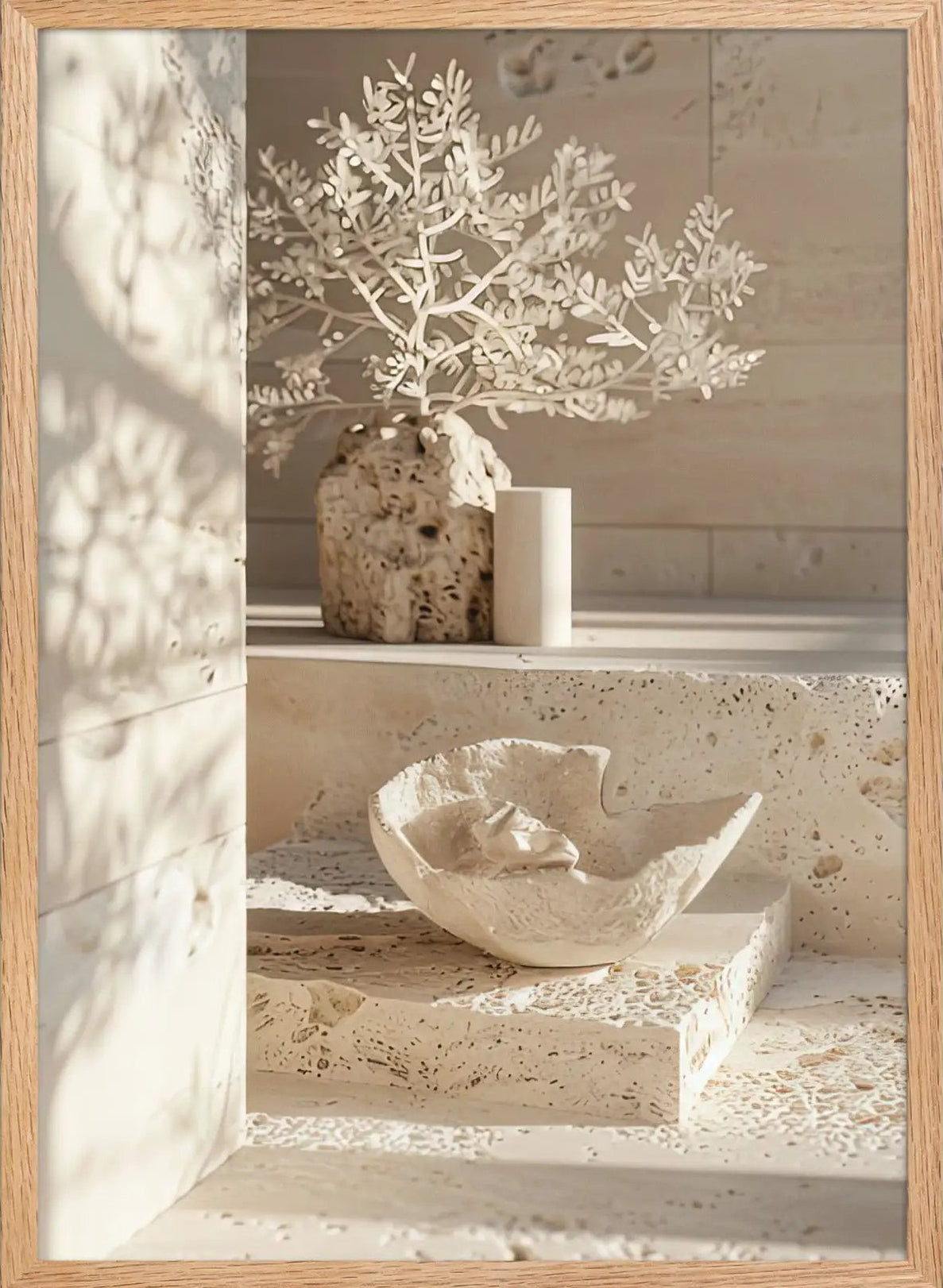 Der Weiße Altar – Gerahmt