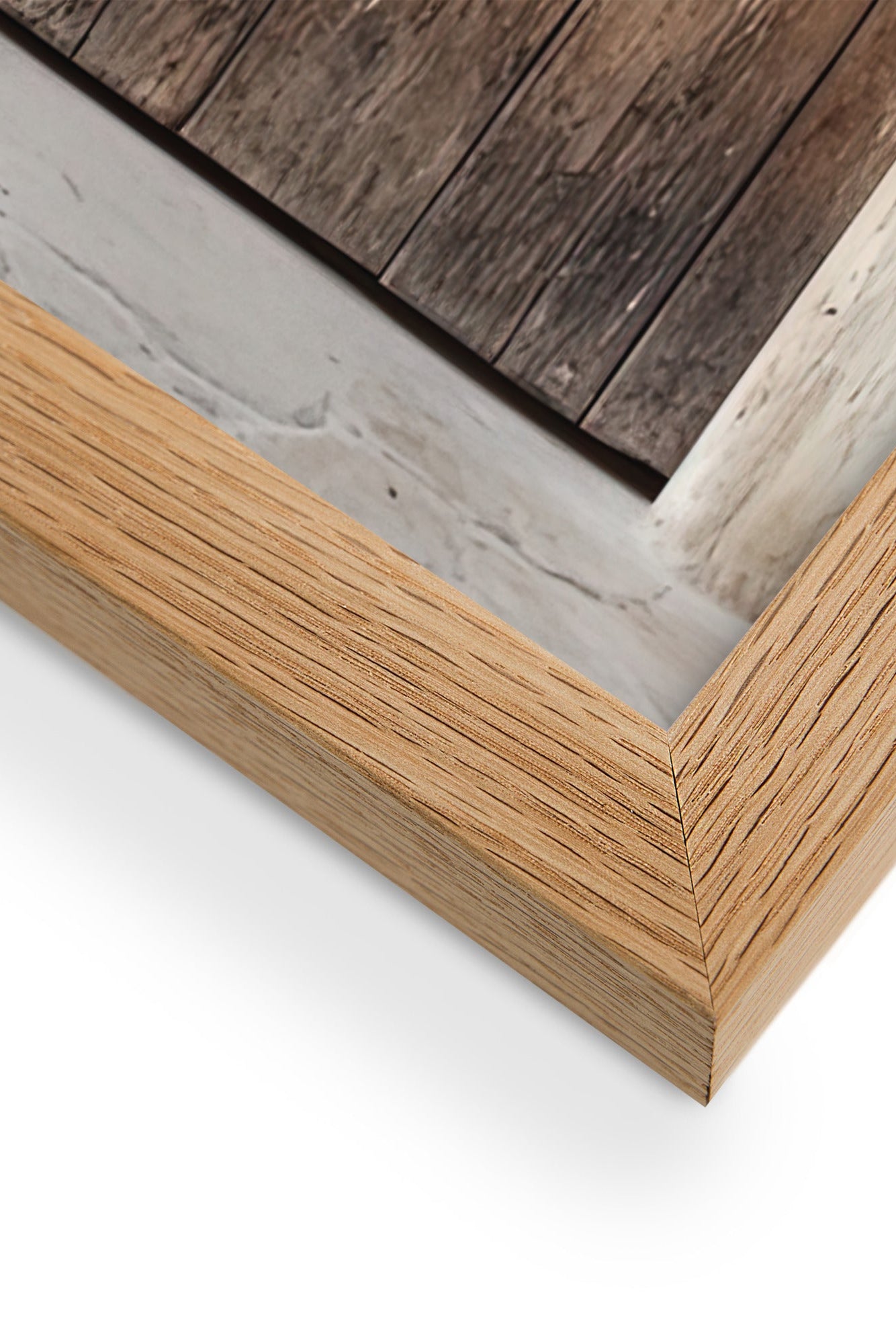 Solid oak frame detail — The Andalusian Door poster