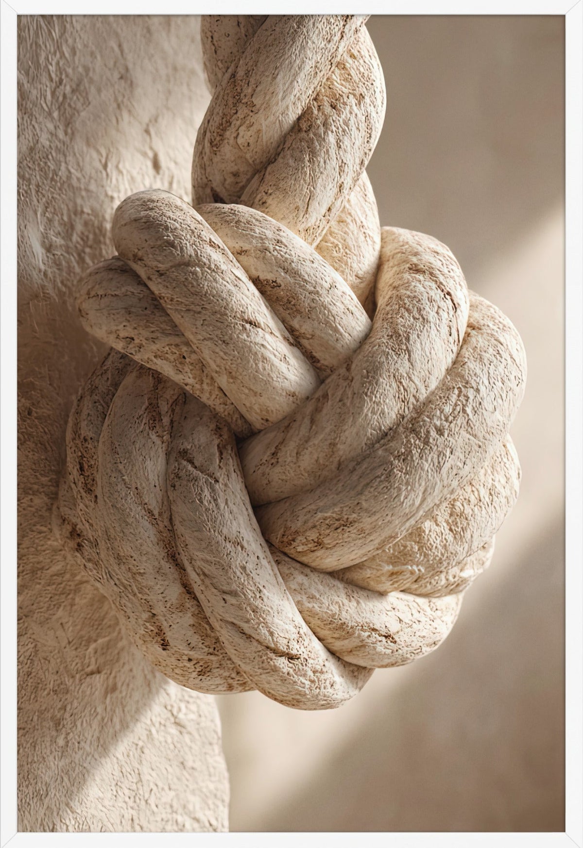 De Zeemansknoop — ingelijst in wit, 61 × 91 cm