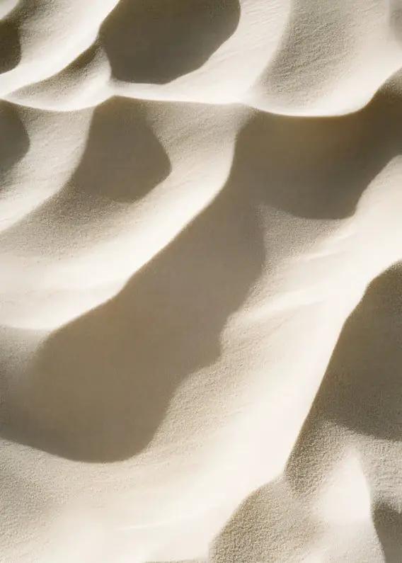 Les Vagues de Sable — Affiche murale minimaliste sable et beige désert — affiche murale minimaliste | Cassili-home