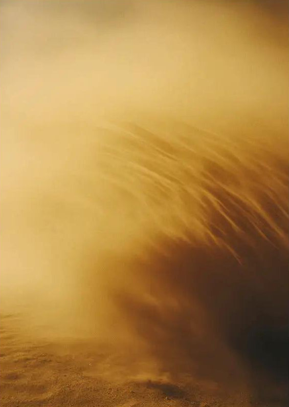 Desert Breath — Minimalist Gold Dunes Wall Art