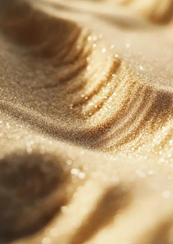 Golden Sands — Minimalist golden sand ivory texture wall poster