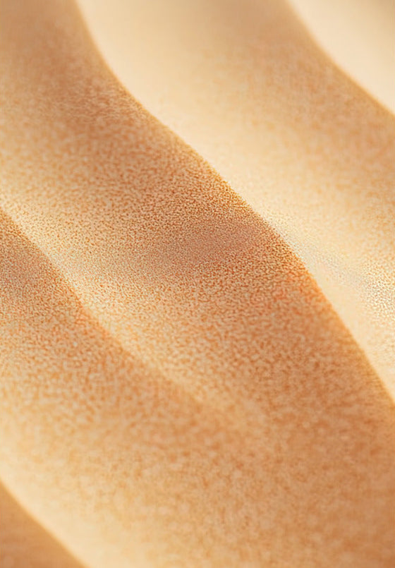 The Dune’s Side poster on 189 g/m² matte paper — macro dune curves, grainy gold texture