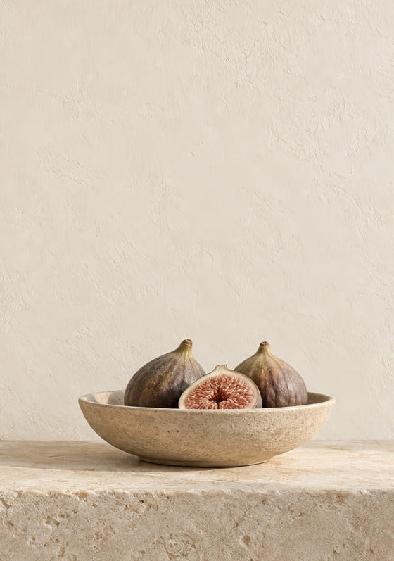 The Bowl of Figs, minimalist wall poster beige bowl of figs — Cassili-home