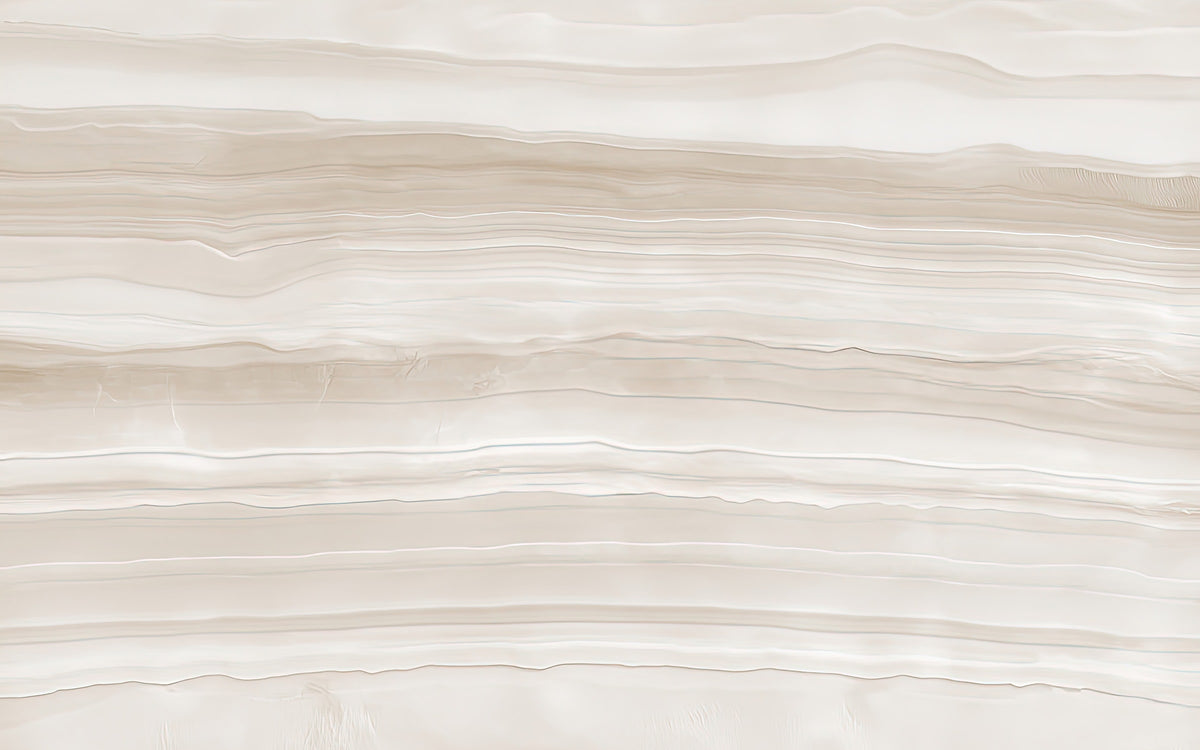 Motif du papier peint panoramique Les Strates d'ivoire, vue à plat