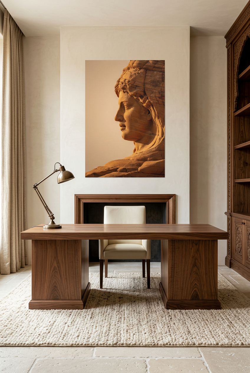 Grès Doré bureau sans cadre