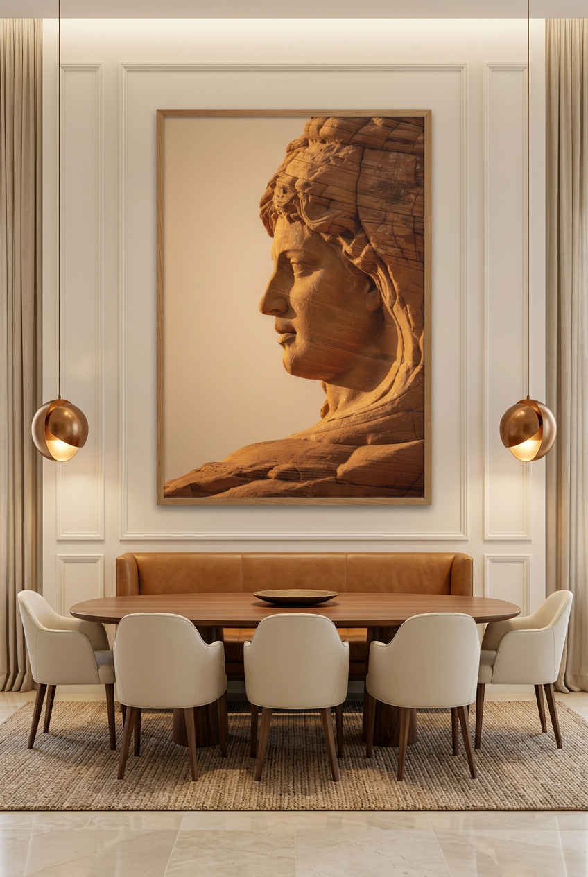 Grès Doré salle à manger