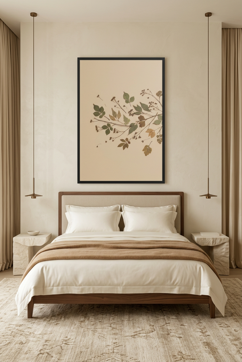 Herbier Sauvage cadre noir
