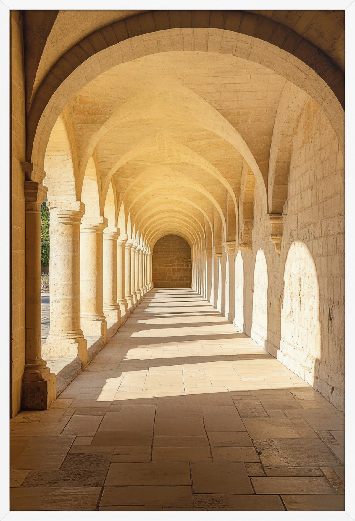 The Sacred Walk — poster in a white frame, front view