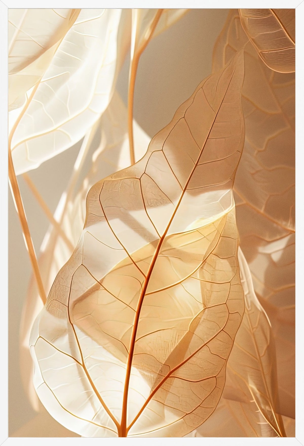 The Botanical Amber — poster in a white frame, front view