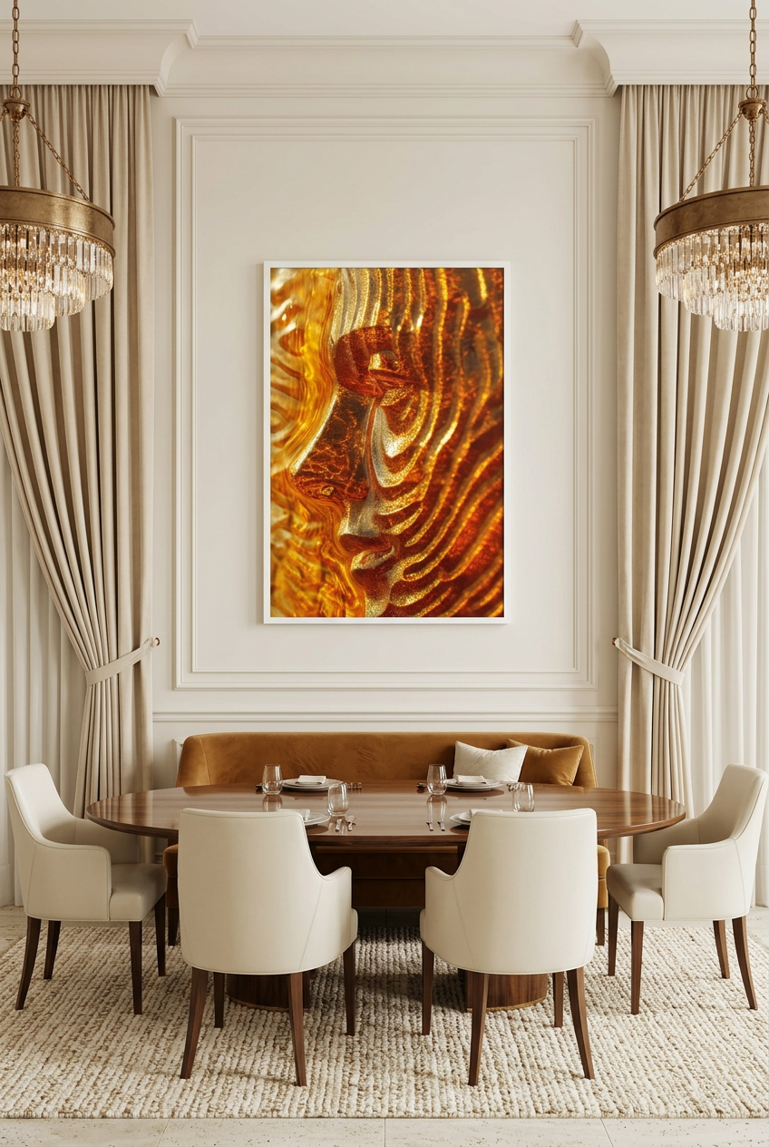 L’Ambre Vivant cadre blanc
