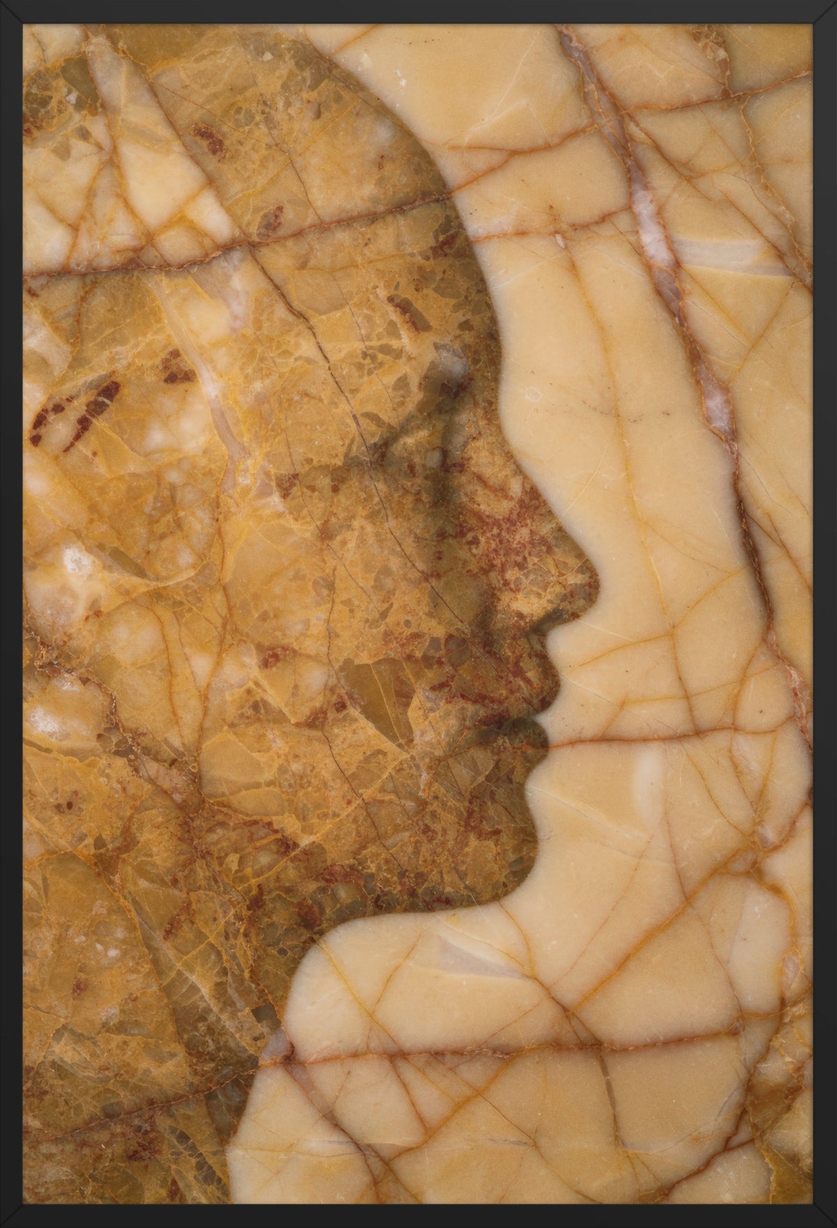 Marble Soul — poster in a black frame, front view