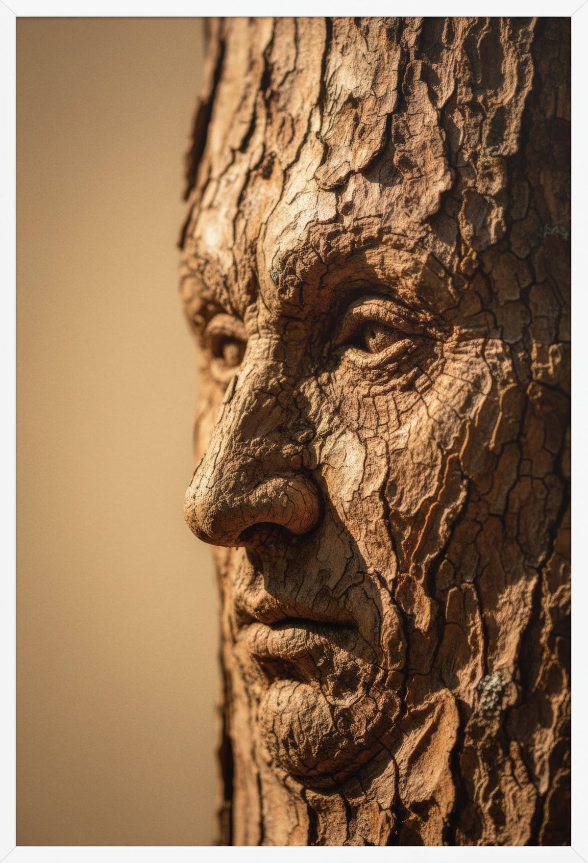 The Ancient One — poster in a white frame, front view