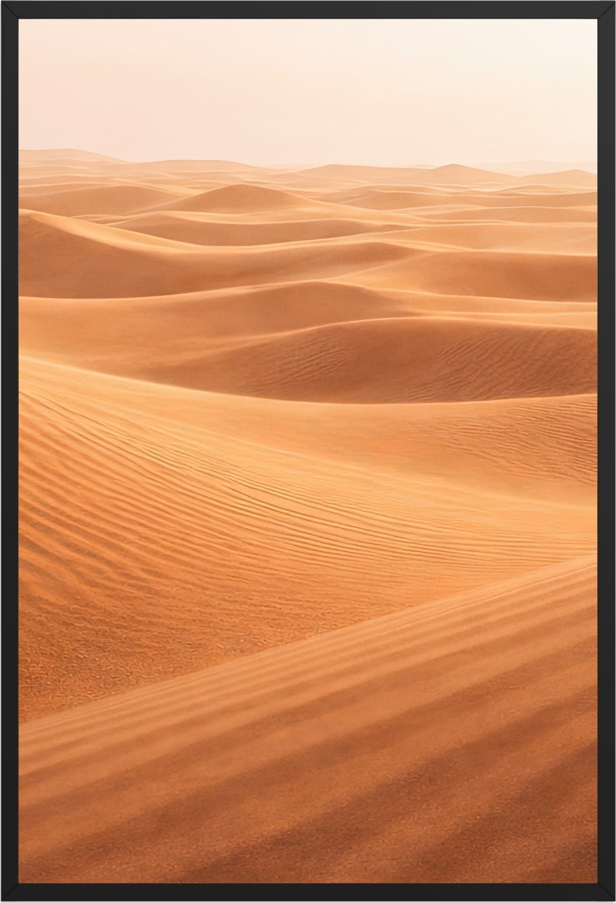 The Dune Horizon — black frame, 61 × 91 cm