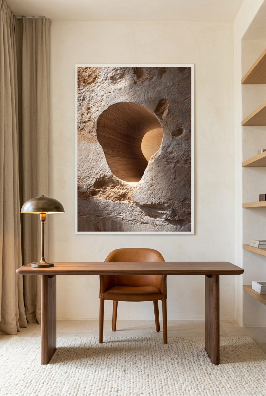 L’Œil de la Roche bureau sans cadre